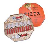Kit para Pizza com 14 Peças Tramontina - Vermelho