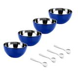 Kit Para Sobremesa Colorinox Azul - 8 Peças - Gourmet mix
