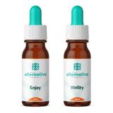 Kit para Tratamento de Ejaculação Precoce Enjoy Floral + Virility Homeopatia 30mL - Botica alternativa
