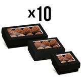 Kit Páscoa Com 30 Un Embalagens Para Brigadeiros Cor Preto - Cromus
