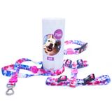 Kit Peitoral + Coleira + Guia para Cachorro Nutri Puppy - Pop + Presente Exclusivo - P