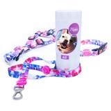 Kit Peitoral V + Coleira + Guia para Cachorro Nutri Puppy - Pop + Presente Exclusivo - P