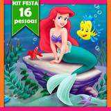 Kit Pequena Sereia 16 Pessoas - Festabox
