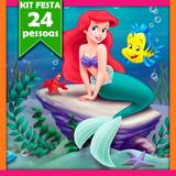 Kit Pequena Sereia 24 Pessoas - Festabox