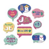Kit Placas Decorativas Lhama 09 unidades Festcolor - Festabox
