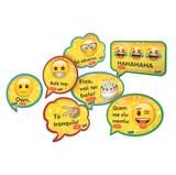 Kit Plaquinhas Decorativas Emoji 09 unidades Festcolor - Festabox