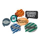Kit Plaquinhas Decorativas Harry Potter 09 unidades Festcolor - Festabox