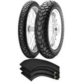Kit Pneu Bros 150 Bros 160 Xtz 150 Crosser 110/90-17 + 90/90-19 Mt60 Pirelli - Pirelli moto