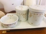 Kit Porcelana Varal Bege