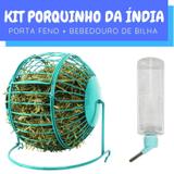Kit Porquinho da Índia com Bebedouro e Porta Feno Pawise