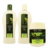 Kit Pós-Química SH + Cond. 500ml + Másc. 500g - Bio extratus