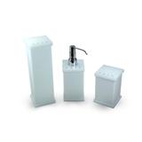 Kit Potes em Acrílicos 3 peças Com Strass Cristal Decor