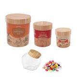 Kit Potes Porta Mantimento Plástico Sal Farinha Baleiro 4un - Plasutil