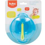 Kit Pratinho e Colher Bebê Bowl Azul Buba - Buba toys