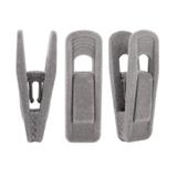 KIT - Presilhas de veludo cinza Para Cabides - 60 Unidades - Pingoo.casa