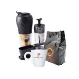 Kit Pressca Completo Cafeteira Portátil, Balança dose Certa, Espumador de Leite e 2 Cafés Exato Gourmet 250g