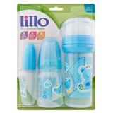 Kit Primeiros Passos Azul com 3 Peças - Lillo