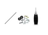 Kit Prolongador 40 cm + Mola+ Kit Parafuso Antena PX - Aquario - Aquário