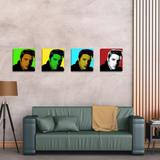 Kit Quadros Canvas 20x20cm Elvis Pop - Synth decor