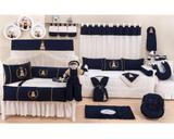 Kit Quarto Completo Urso Real 31 Peças 100 Algodão Percal 200 Fios - Marias enxoval