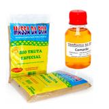 kit ração Bio Truta 500g isca pesca + essencia Camarão 100ml - Massa da boa