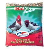 Kit Ração Cardeal E Galo De Campina - Com 10 Unidades - Idealmix