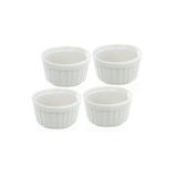 Kit Ramequim Gourmet Branco com 4 Peças - Casa etna