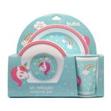 Kit Refeição 03 peças Unicórnio Star - Buba 7533