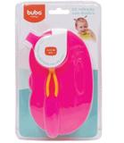 Kit Refeição Com Divisória Rosa 5805 Buba