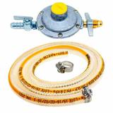 Kit Regulador Valvula Gas Fogao Com Mangueira 1,25 Mt - Delta