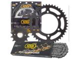 Kit Relação Corrente Coroa e Pinhão c/ Retentor Kawasaki Ninja 250 / 300 520 x 106L 42+14D - Afam