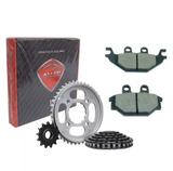 Kit Relação Transmissão Dafra Next 250 + Pastilha Traseira - Allen/autotec