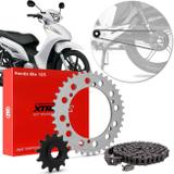 Kit Relação Transmissão Honda Biz 125 2005 A 2018 Vaz Xtreme Standard H03800XS