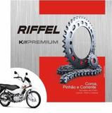 Kit Relação Transmissão Tração Pop 100 Riffel Premium