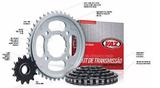 Kit Relação Transmissão Vaz Xtremes Cg Titan 150 Fan 150 Completo sem Retentor Cromado H03673XS