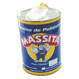 Kit Resina Fibra De Vidro Poliéster 4x800g - Com 4 Unidades - Massita