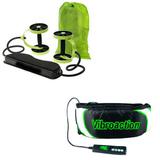 Kit Revoflex Aparelho Abdominal + Vibroaction Cinta Vibratória Tonificador Muscular - Compre na net