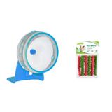 Kit Roda de exercício e Brinquedo para Hamster Pawise
