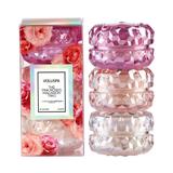 Kit Roses 3 Mini Velas Macaron Voluspa - Voluspa velas