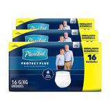 Kit Roupa Íntima Descartável Plenitud Protect Plus G/XG 48 Unidades