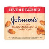 Kit Sabonete em Barra Johnsons Nutri Spa Rejuvenesc Johnsons - Johnson's