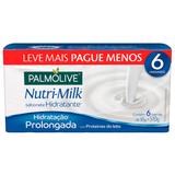 Kit Sabonete Palmolive Nutrimilk Hidratante Com Proteínas do Leite 6 Unidades