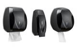 Kit Saboneteira + Toalheiro + Higiênico Rolão Premisse Velox Preto
