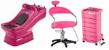Kit Salão Completo: Cadeira Lavatório Carrinho - Dompel
