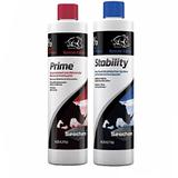 Kit Seachem Prime 325mL + Stability 325mL para Aquário