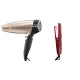 Kit Secador de Bolsa Travel Paris Mallory + Chapinha Lumina Duo Vermelha Bivolt - Mallory e gama