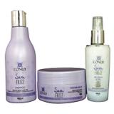 Kit Sem Frizz Lonuy Kosmetic Tratamento Capilar Anti Frizz