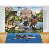 Kit Sênior De Lona Dinossauro 004 - Fabrika de festa