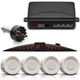 Kit Sensor De Ré Estacionamento Pósitron Ps210 - Branco