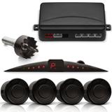 Kit Sensor De Ré Estacionamento Pósitron Ps210 - Preto